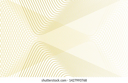 Vector illustration of the pattern of the golden lines abstract background. EPS10.
