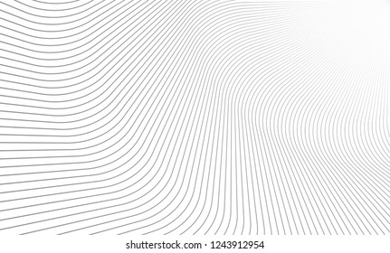 Vector Illustration of the pattern of gray lines on white background. EPS10.