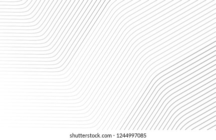 Vector Illustration of the pattern of gray lines on white background. EPS10.