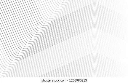 Vector Illustration of the pattern of gray lines on white background. EPS10.
