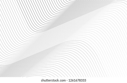 Vector Illustration of the pattern of gray lines on white background. EPS10.