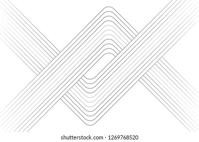 Vector Illustration of the pattern of gray lines on white background. EPS10.