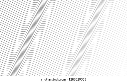 Vector Illustration of the pattern of gray lines on white background. EPS10.