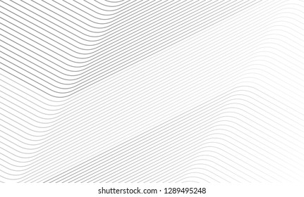 Vector Illustration of the pattern of gray lines on white background. EPS10.