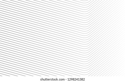 Vector Illustration of the pattern of gray lines on white background. EPS10.
