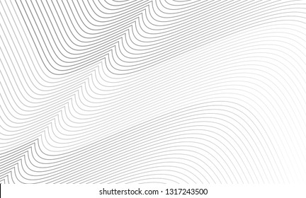 Vector illustration of the pattern of the gray lines abstract background. EPS10.