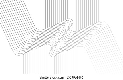 Vector illustration of the pattern of the gray lines abstract background. EPS10.