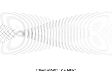 Vector illustration of the pattern of the gray lines abstract background. EPS10.