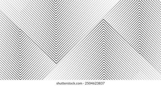 Vector Illustration of the pattern of gray lines on white background. modern
