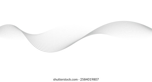 Vector Illustration of the pattern of gray lines on white background. vector ilustration