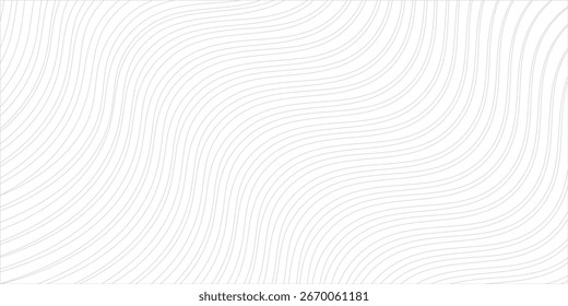 Ilustração vetorial do padrão de linhas cinzas no fundo branco. EPS10