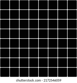 Vector illustration of a pattern of light white rectangular lines on a  black background. for background