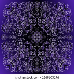 Vector illustration of a pattern as an ornament for decoration