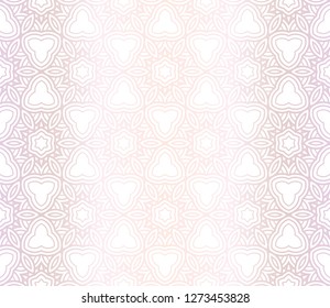 Vector Illustration. Pattern With Seamless Floral Ornament, Decorative Border. Design For Print Fabric.