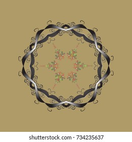 Vector illustration. Pattern with snowflakes.vector christmas abstract colorful background with falling snowflake.