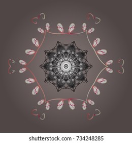 Vector illustration. Pattern with snowflakes.vector christmas abstract colorful background with falling snowflake.