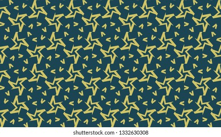 Vector illustration with pattern in triangles style. Curved line. Decorative design for For interior wallpaper, smart design.