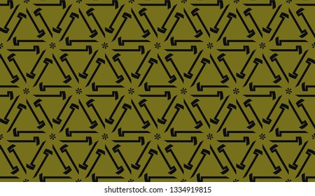Vector illustration with pattern in triangles style. Curved line. Decorative design for For interior wallpaper, smart design.