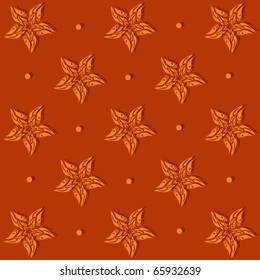 The Vector illustration of a Pattern for wallpapers design
