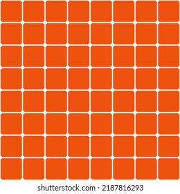 Vector illustration of a pattern of white rectangular lines on a  orange background. for background