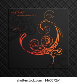 Vector illustration of a patterned background