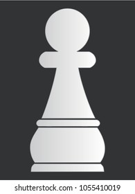 Vector illustration of a Pawn Chess Figure