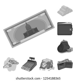 Vector illustration of payment and loan icon. Collection of payment and financial vector icon for stock.