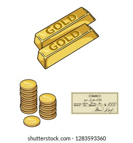 Vector illustration of payment and loan logo. Collection of payment and financial vector icon for stock.