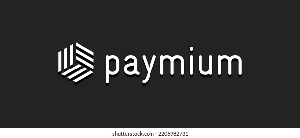 Vector illustration of Paymium Exchange logo design concept.