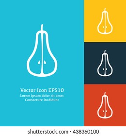 Vector illustration of pear icon