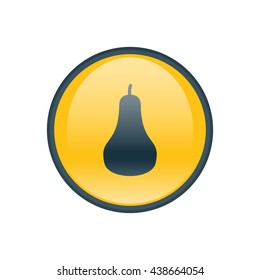 Vector illustration of pear icon