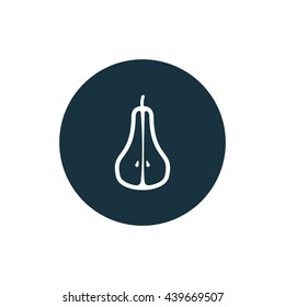 Vector illustration of pear icon
