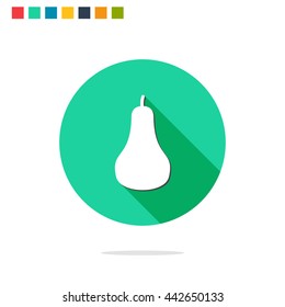 Vector illustration of pear icon