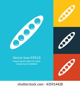Vector illustration of peas icon