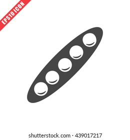 Vector illustration of peas icon