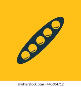 Vector illustration of peas icon
