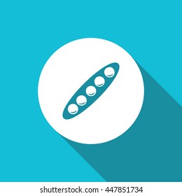 Vector illustration of peas icon