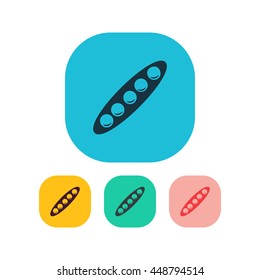 Vector illustration of peas icon