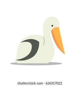 Vector Illustration of a Pelican
