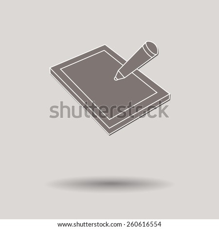 Vector illustration of  Pen color background.
