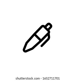 Vektorillustration-Illustration, Stift-Symbol. Liniendesign-Vorlage
