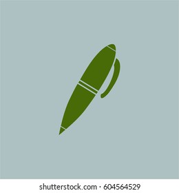 Vector illustration of Pen icon or symbol
