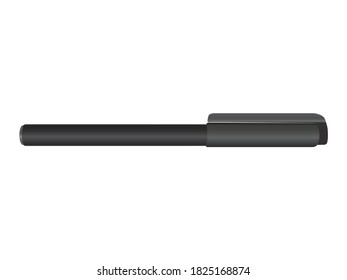 vector illustration of a pen on white background