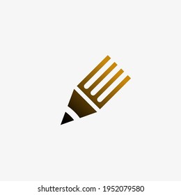 Vector illustration of a pencil