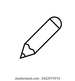 Ilustración vectorial de un lápiz.