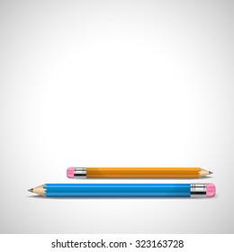 Vector illustration of a pencil