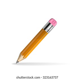 Vector illustration of a pencil