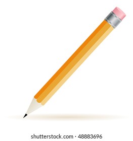 Vector illustration of pencil