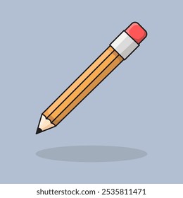 Ilustração vetorial Lápis Vetor design Lápis. Ilustração de desenho a lápis e ícone para site, digital e impressão