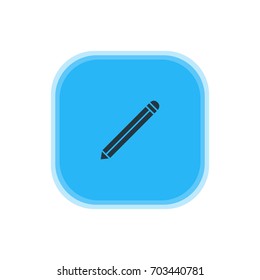 Vector Illustration Of Pencil Icon. Beautiful Internet Element Also Can Be Used As Pen Element.
